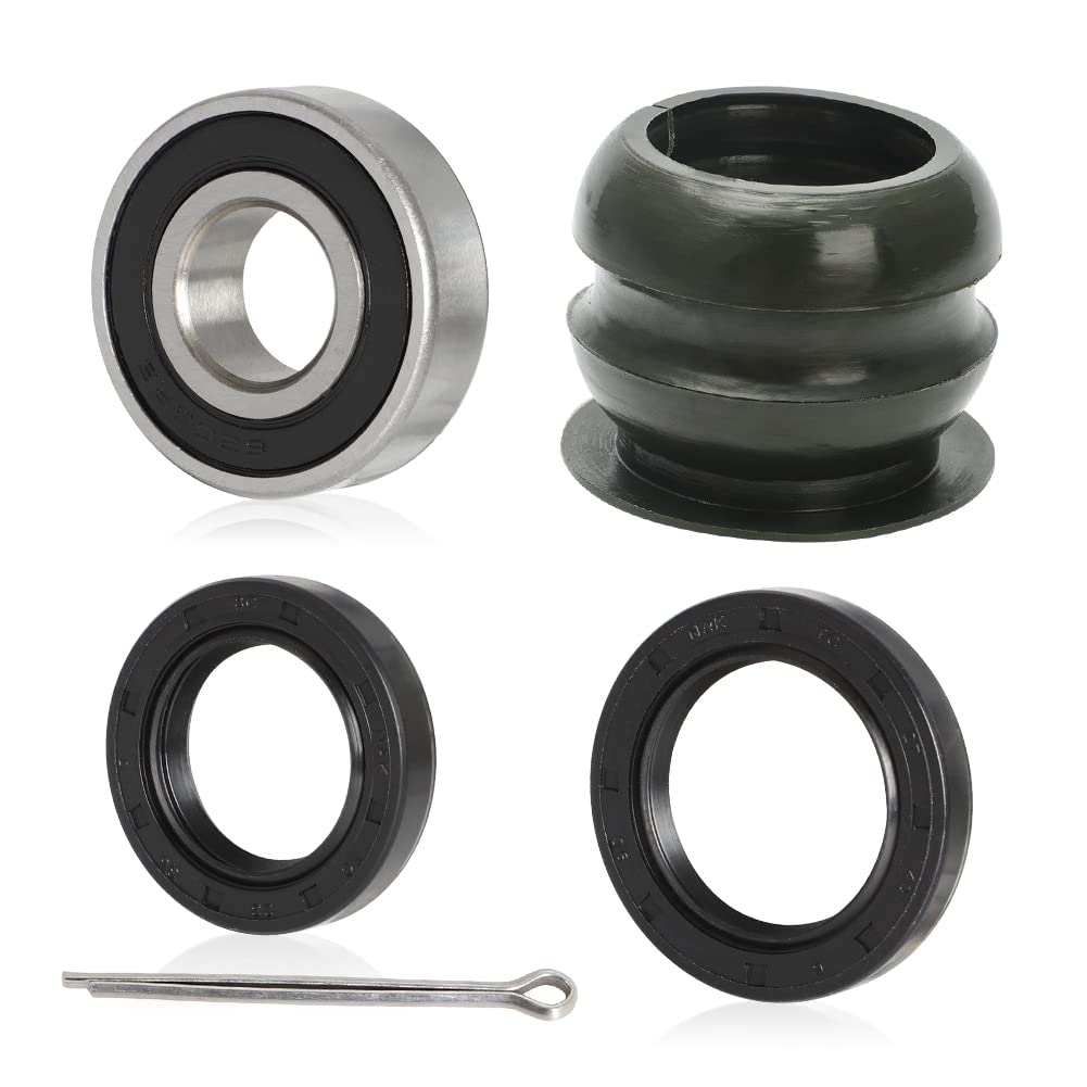 Upper Steering Stem Shaft Bushing Oil Seal & Dust Seal Bearing Kit Replaces 91205-950-003 91258-Hb3-003 53221-Hc4-004 96150-6004