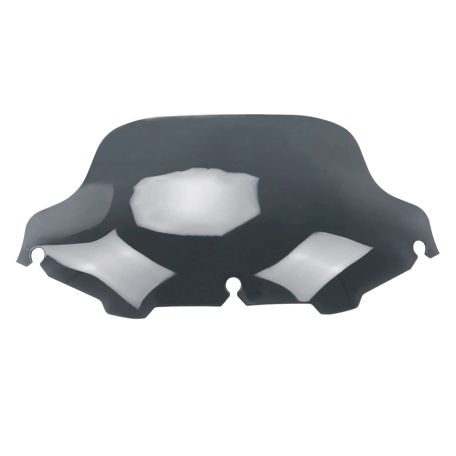 Wynmoto 8' Smoke Tint Windshield Windscreen Wind Splitter Compatible For 96-13 Harley Davidson Touring Street Glide Electra Glide Flhtcu Ultra Classic Glide Flht Flhx Flhxs Flhtk Tri Glide 1996-2013