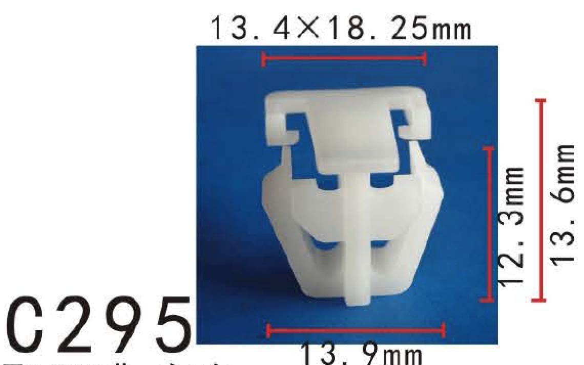 Autobahn88 Retainer Clip For Skirt Panel, Compatible With Honda (Oem: 75305S0A003) (Pack Of 20)