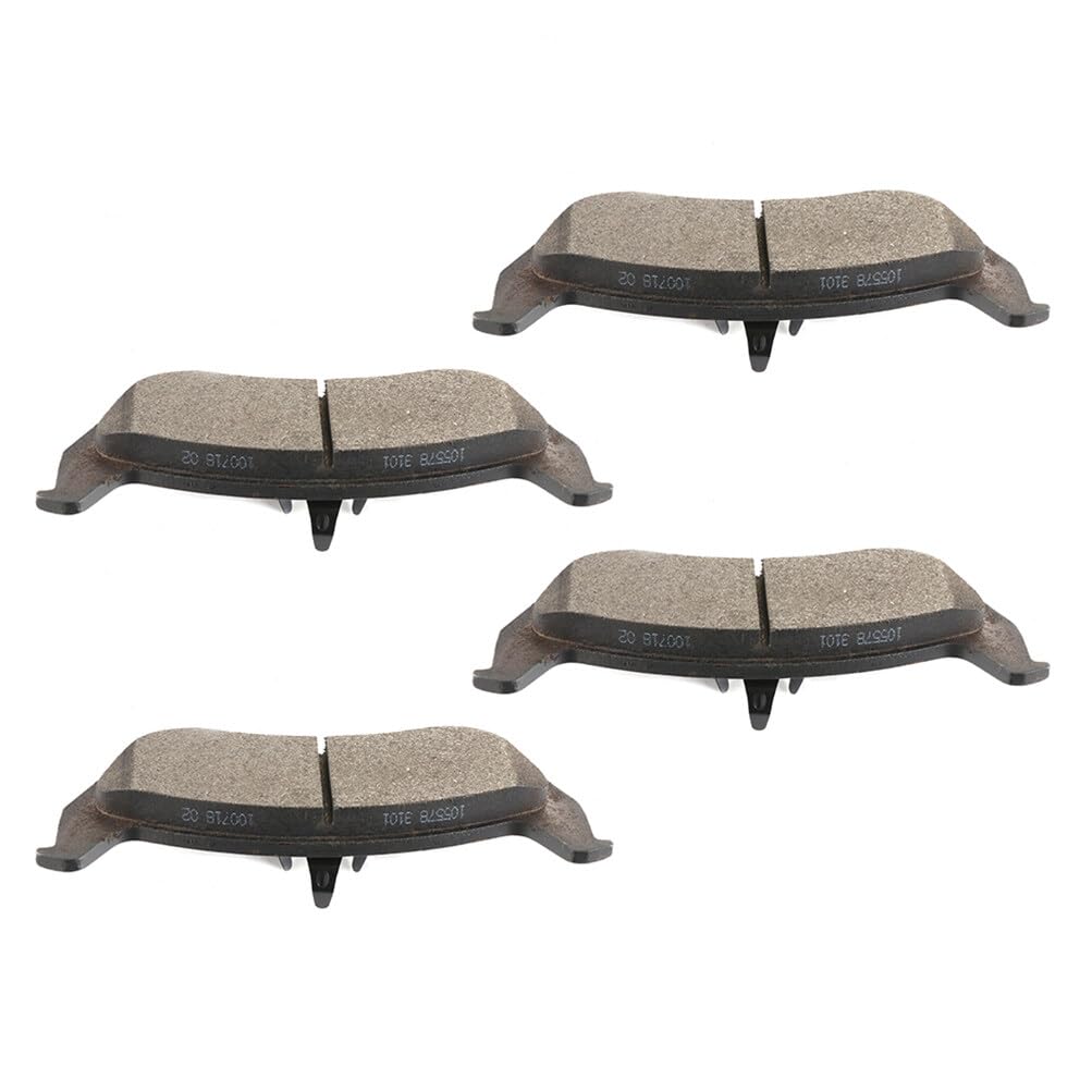 Cciyu D932 Rear Semi-Metallic Disc Brake Pads Kit For Ford For Crown Victoria 03-11, For Ford For Ranger 10-11,For Lincoln Town
