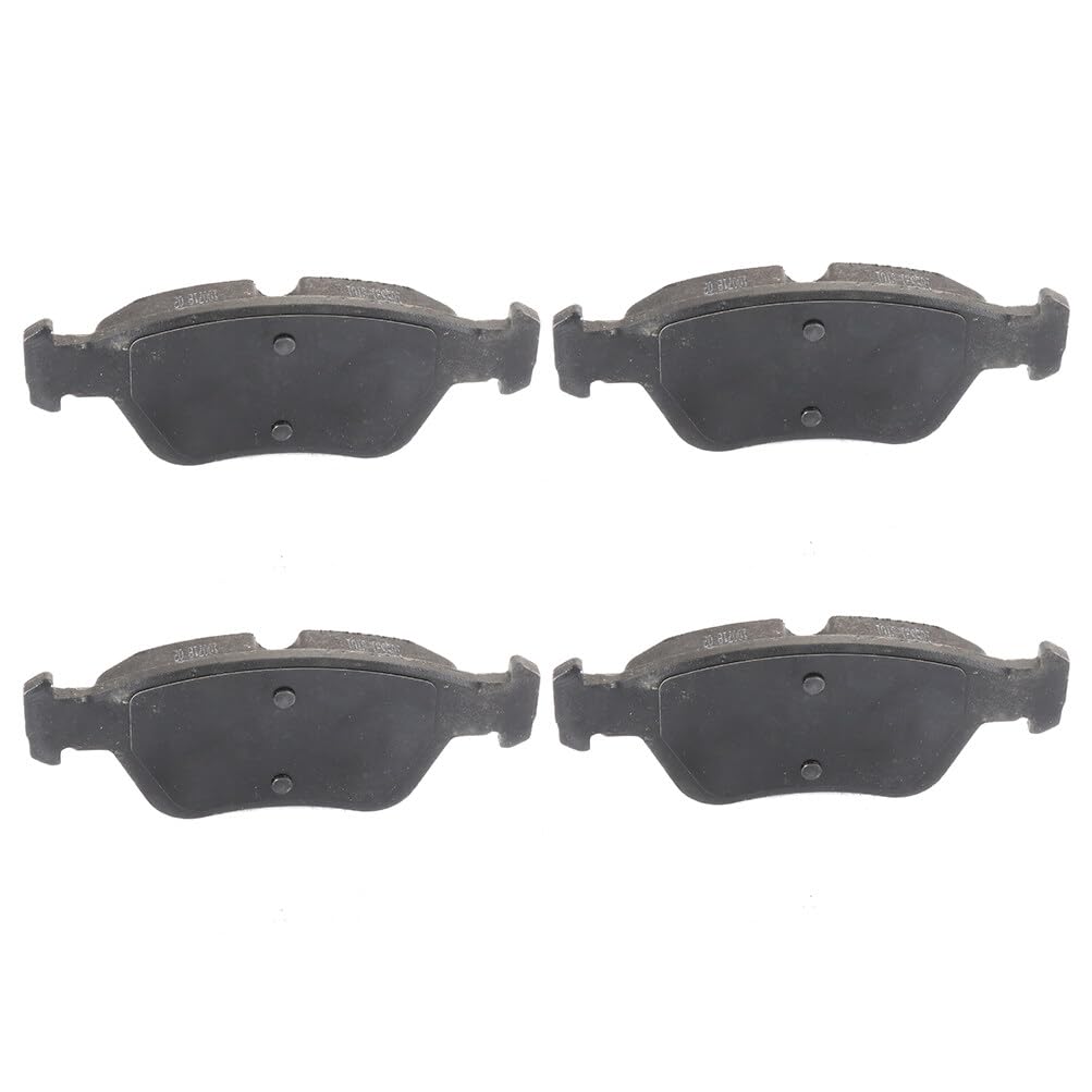Automuto 4Pcs Front Semi-Metallic Disc Brake Pads Set D710 For Mercedes-Benz C230 1999-2000, C280 1996-2000, E300 1996-1997, Slk