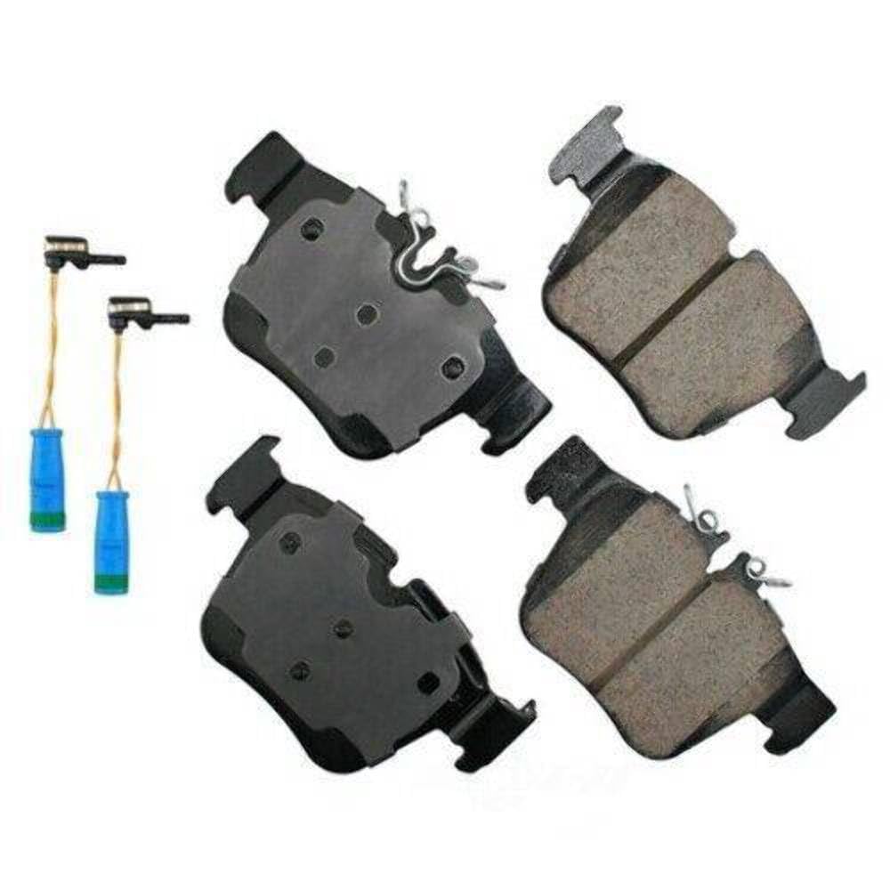 Akebono EUR1872 Euro Ultra Premium Ceramic Disc Brake Pad Kit, GREY