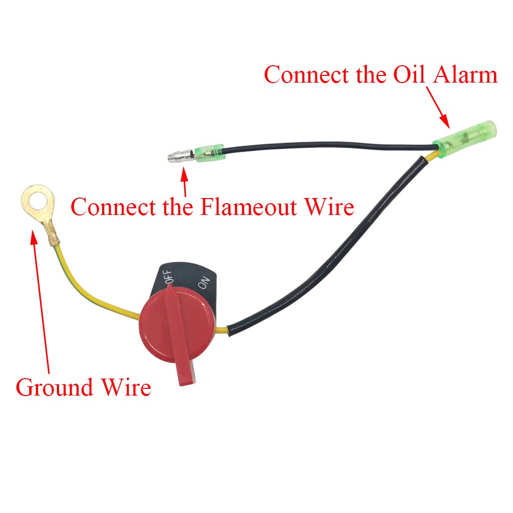Wotian Engine On Off Stop Switch Compatible With Champion Predator Firman Briggs And Stratton Honda And Clones Gx160 Gx200 Gx212 Gx225 Gx240 Gx270 Gx340 Gx390 3Pcs