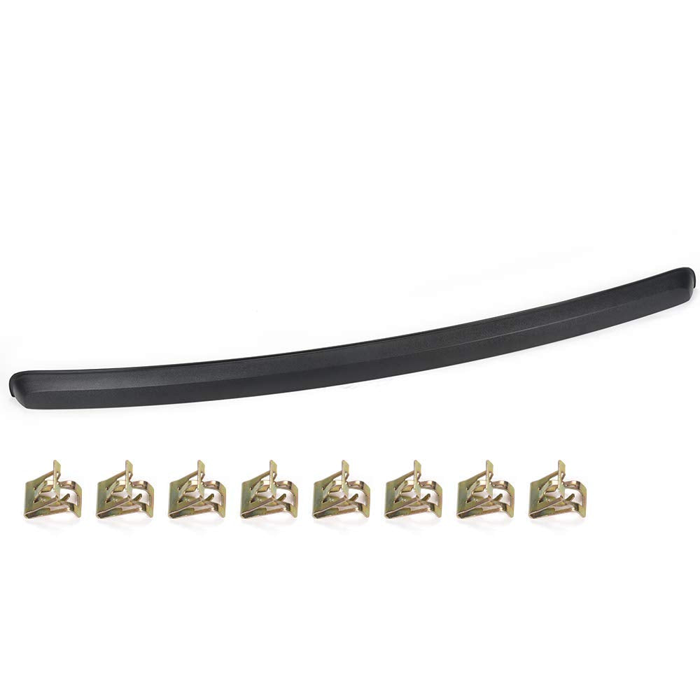 PIT66 Hood Molding Trim Moulding, Compatible with 07-13 GMC Sierra 1500/07-10 Sierra 2500 HD 3500 HD 10385157, GM1235110 Hood Pa