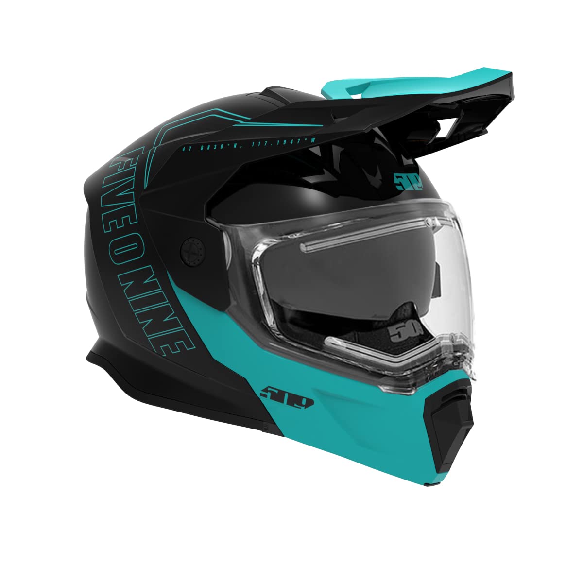 509 Delta R4 Ignite Snowmobile Helmet With Heated Shield (Gloss Emerald - X-Large)