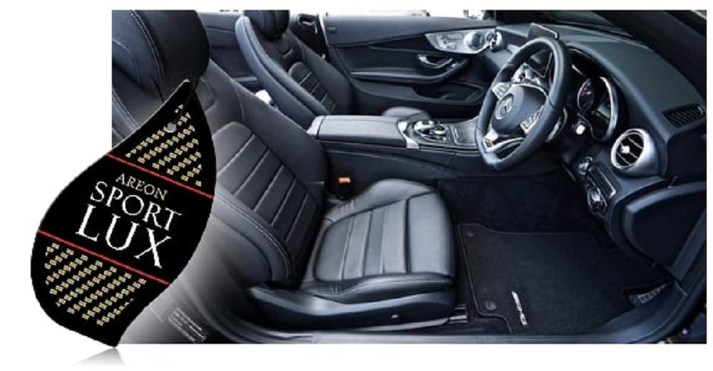 AREON Sport LUX SL03 Quality Perfume/Cologne Car Air Freshener, Platinum (Pack of 12)