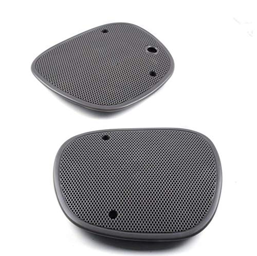 Pit66 Front Speaker Grill Cover Compatible With 98-05 Chevy Blazer/98-05 Gmc Jimmy Gray Grille 15046446