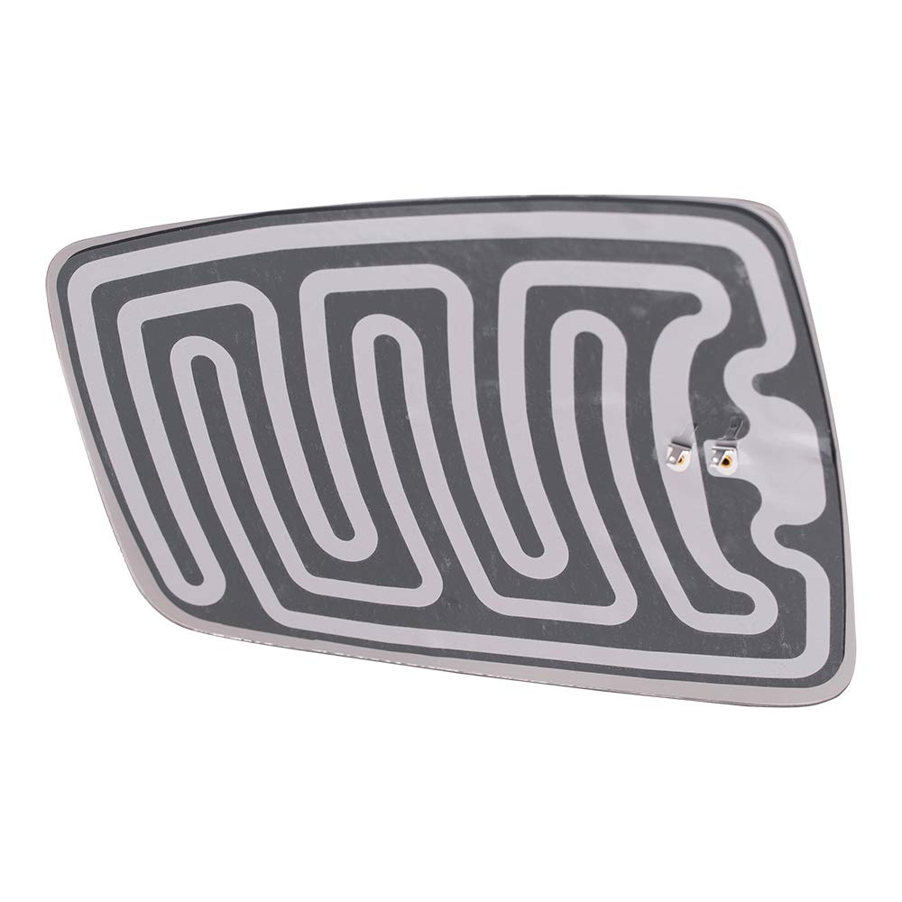 Brock Replacement Passenger Side Mirror Glass With Heat Without Auto Dim Or Towing Package Compatible With 2009 1500, 2010-2018