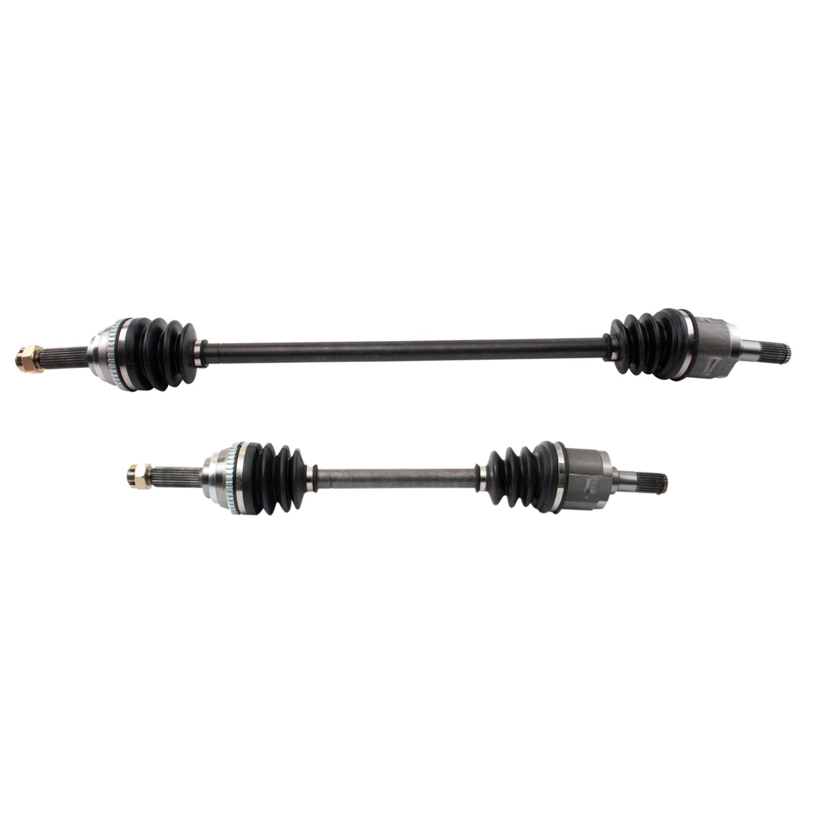 TRQ Front CV Axle Shaft Assembly Set Compatible with 2000-2002 Hyundai Accent