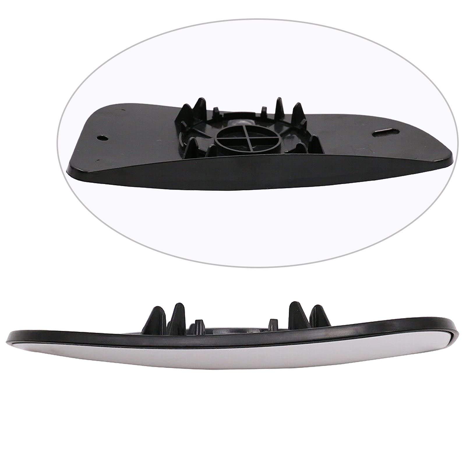 Papegia Ram Passenger Side Lower Mirror Glass - 2009-2020 Dodge Ram 1500 2500 3500 4500 5500, Convex, with Bracket,