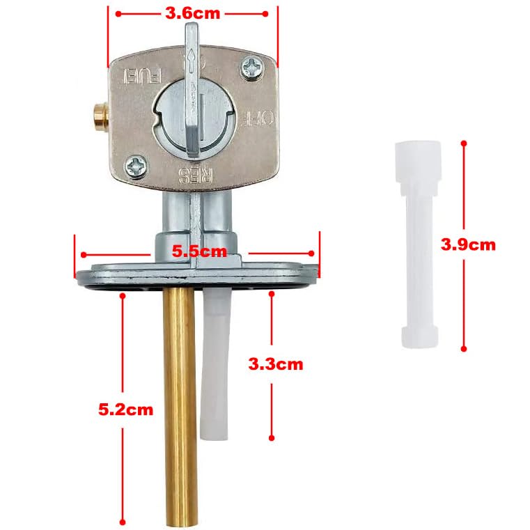 Earlyred Fuel Gas Switch Petcock Line For Yamaha Ttr 90 125 225 230 250 Timberwolf Bear Tracker Big Bear 250 Grizzly Raptor Warrior Wolverine 350 Moto-4 For Kawasaki Klf 300 For Suzuki Quadsport 400