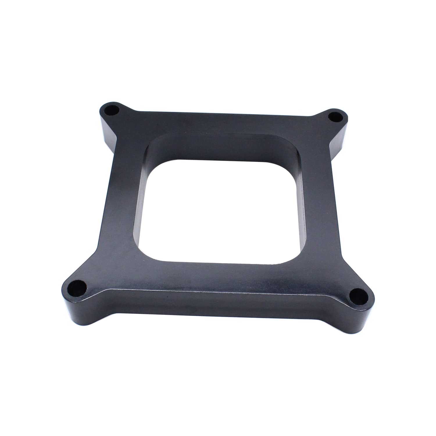 1 Set Black Carb Spacers 1' Tall Open Phenolic Carburetor Spacer Compatible With Holley 4150/4160 4Bbl. Sbc Bbc Carb