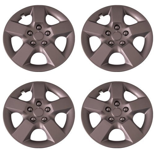 Set Of 4 Silver 16 Inch Universal Replacement (Replica Of Nissan Rogue Hub Caps ) Wheel Covers - Aftermarket:: Iwc443/16S