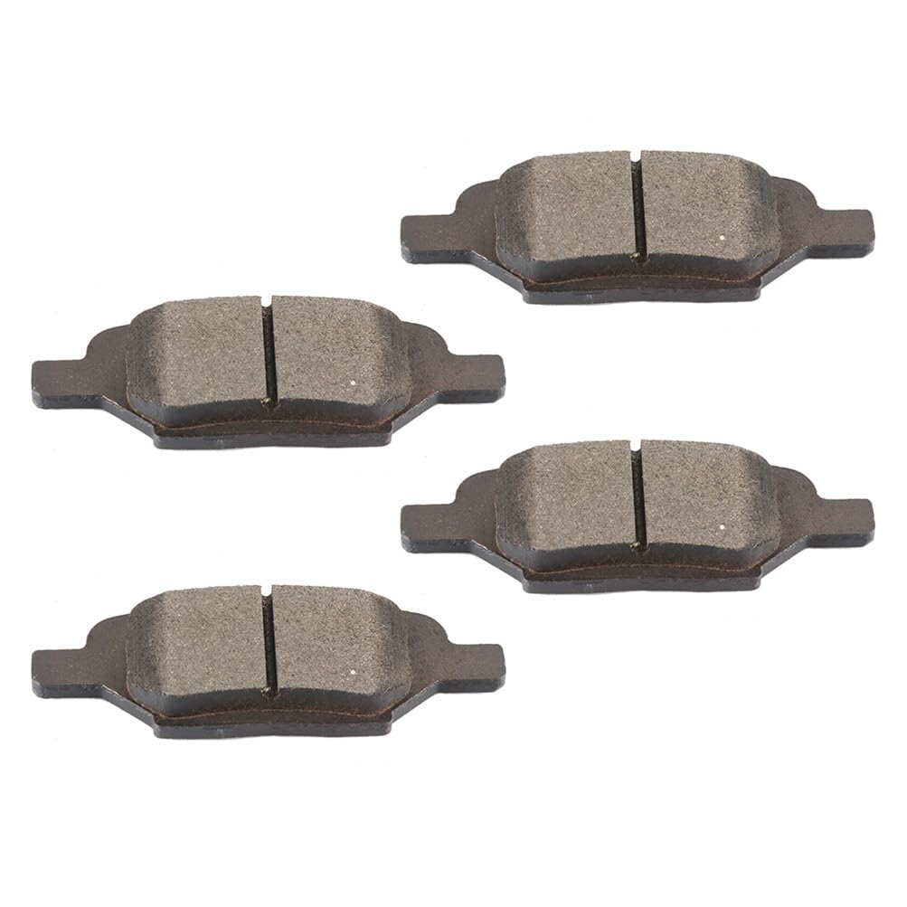Automuto 4Pcs Rear Semi-Metallic Disc Brake Pads Set D1033 For Chevrolet Cobalt Hhr Malibu For Pontiac G5 G6 Pursuit For Saturn