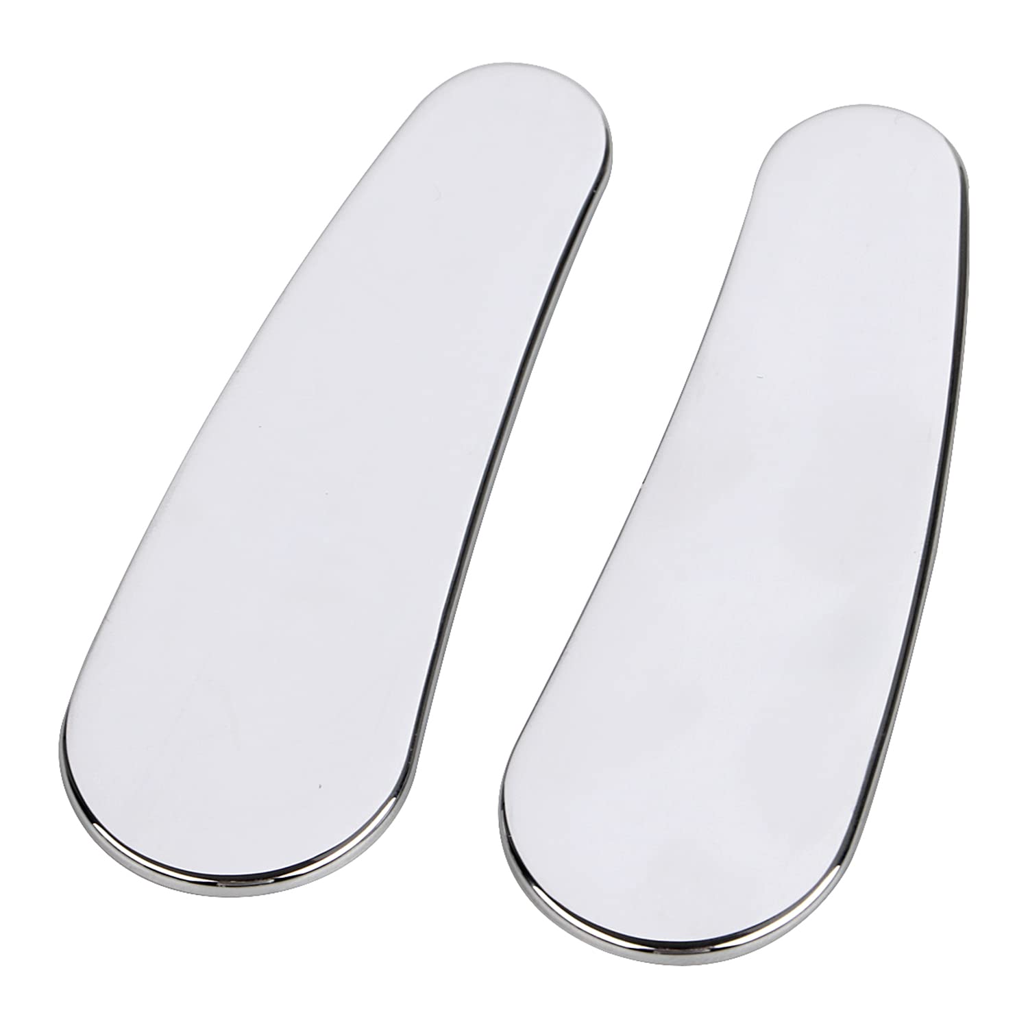 Ydlmt 4 Pcs Chrome Motorcycle Curved Swingarm Frame Insert Set Compatible With 1984-2007 Harley Heritage Softail Springer Fatboy