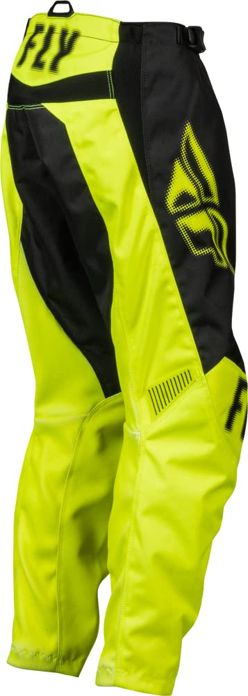 Fly Racing 2023 Youth F-16 Black/Hi-Vis Moto Gear Set - Pant and Jersey Combo