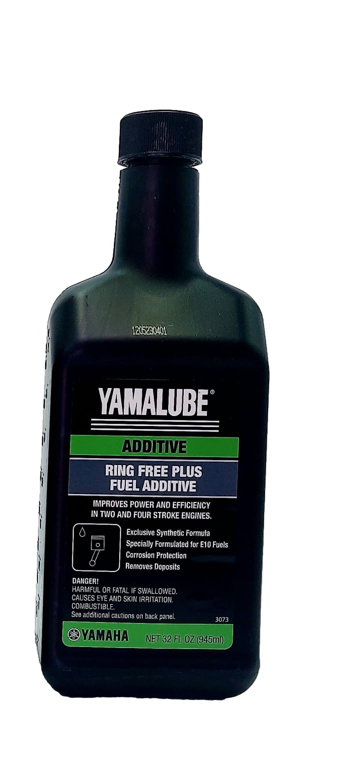 YAMAHA Original OEM Yamalube ACC-RNGFR-PL-32 Fuel Stabilizer & Conditioner Ring Free Plus Fuel Additive 32 Ounce Bottle