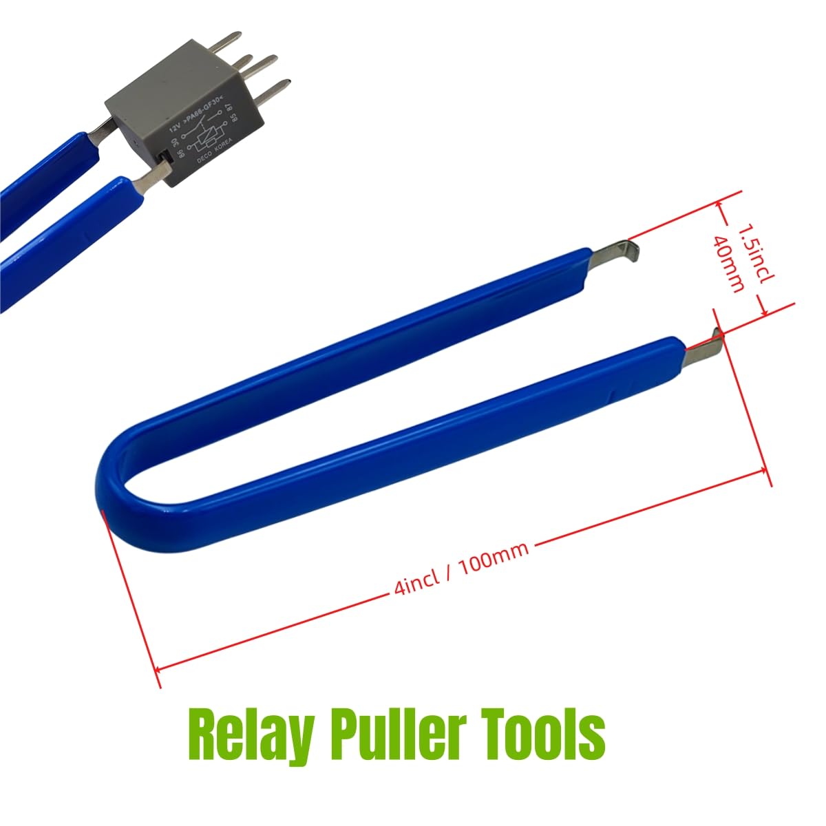 Funayama Automobile Fuse Puller Pliers, Relay Puller Pliers, 6-Pack Car Fuses Puller Tools For Motorcycle Truck Suv Repair Tools, Car Vehicle Battery Terminal Wiper Remover