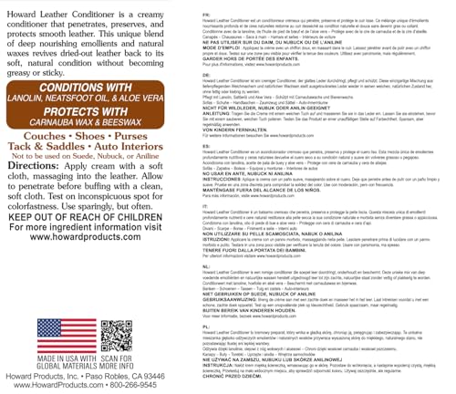 Howard Lc0008 Leather Conditioner, 8-Ounce