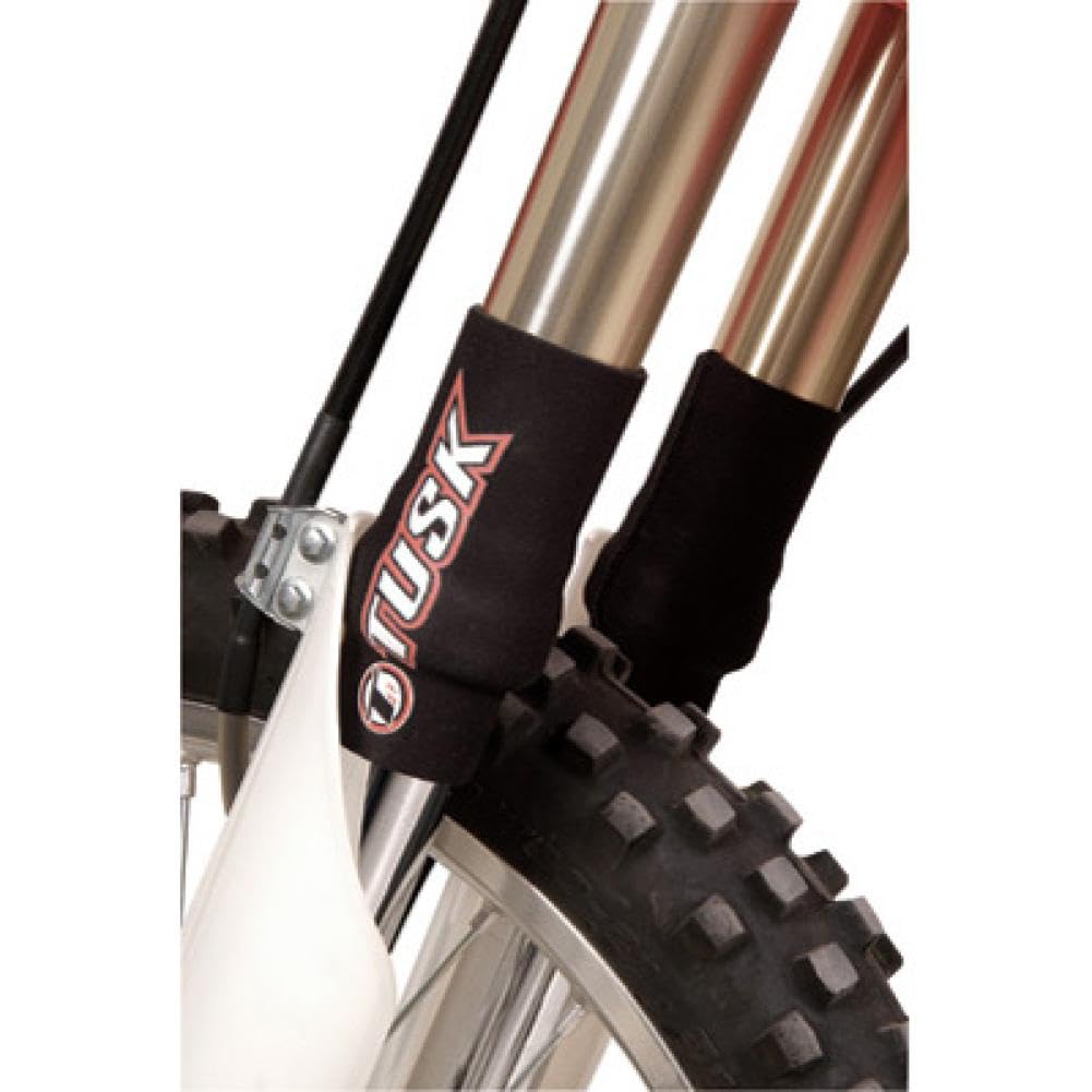 Tusk Neoprene Seal Guards 44-50Mm Fork Tube, Short Black For Honda Crf450Rl 2021-2022