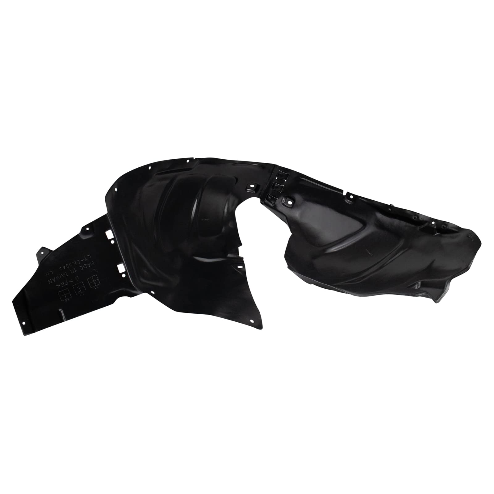 Trq Inner Fender Liner Set Compatible With 2012-2017 Buick Verano Gm1248258 Gm1249258