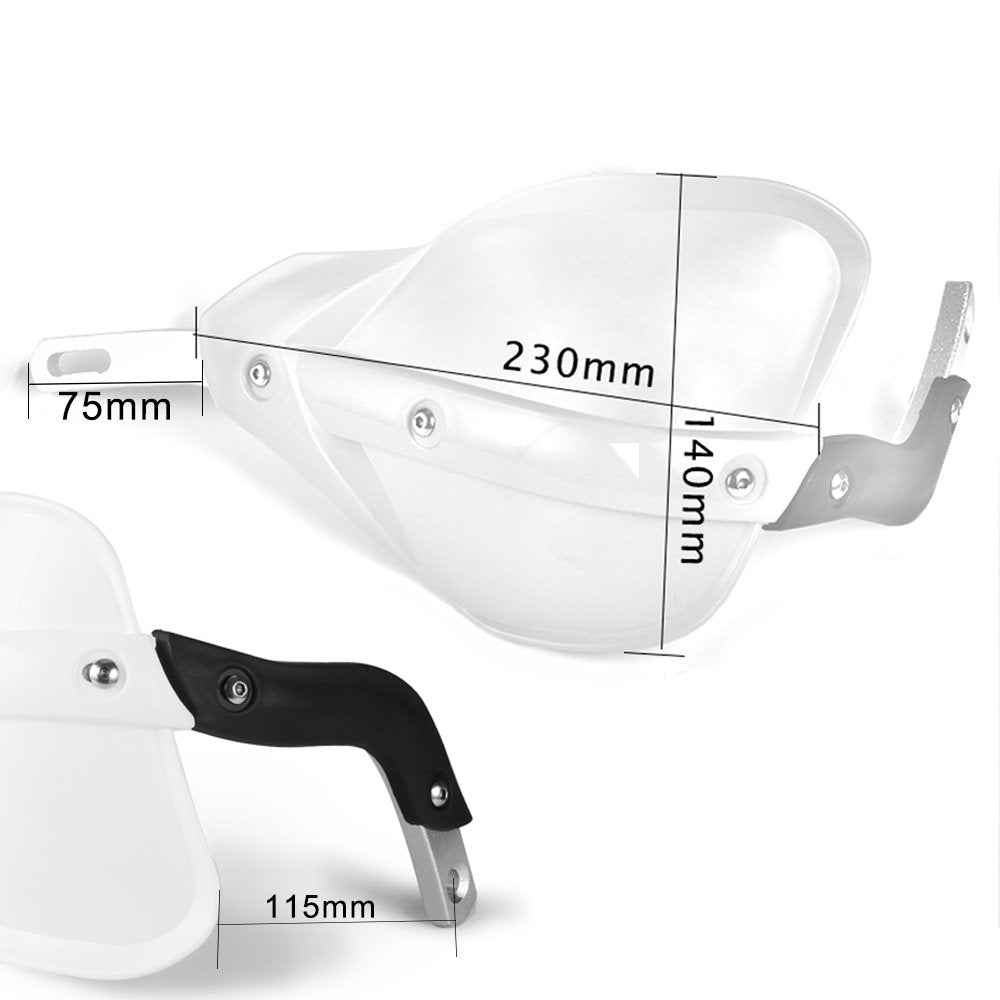 AnXin Dirt Bike Handguards Hand Guards Motorcycle 7/8'' 22mm and 11/8'' 28mm Handlebars Universal for KLR650 DR650 DRZ400SM TW20