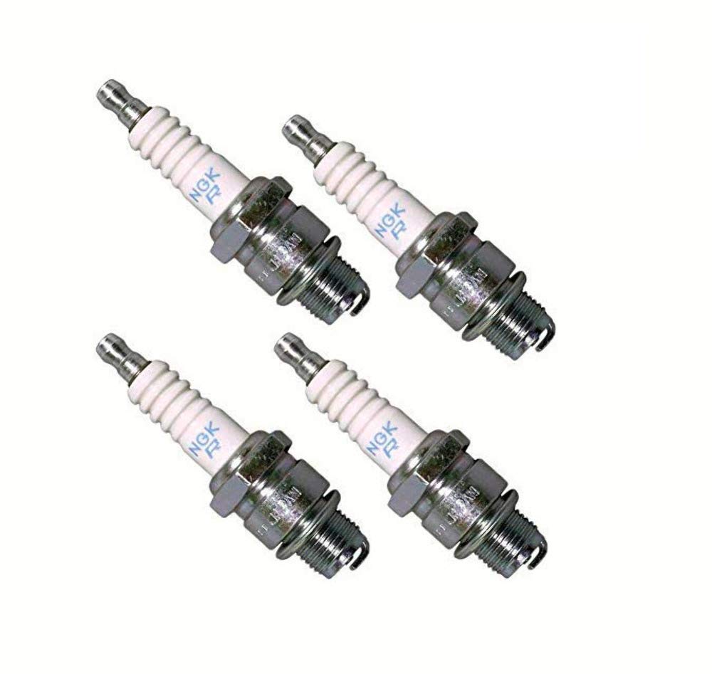 Ngk Spark Plug Br8Es For Motorcycle - Nickel- Set Of 4