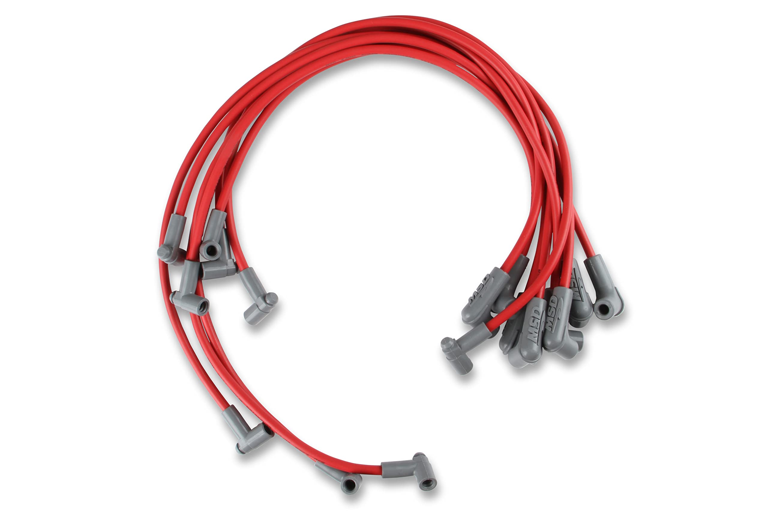 Msd 31359 Super Conductor Spark Plug Wire Set Red