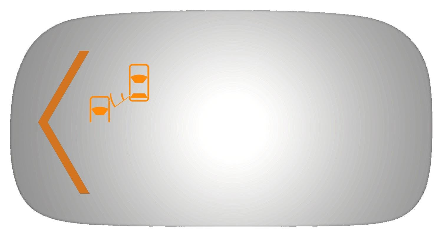 Burco 4409SB Side View Mirror W/Signal Blind Spot Buick Lucerne 2009-2011 Driver