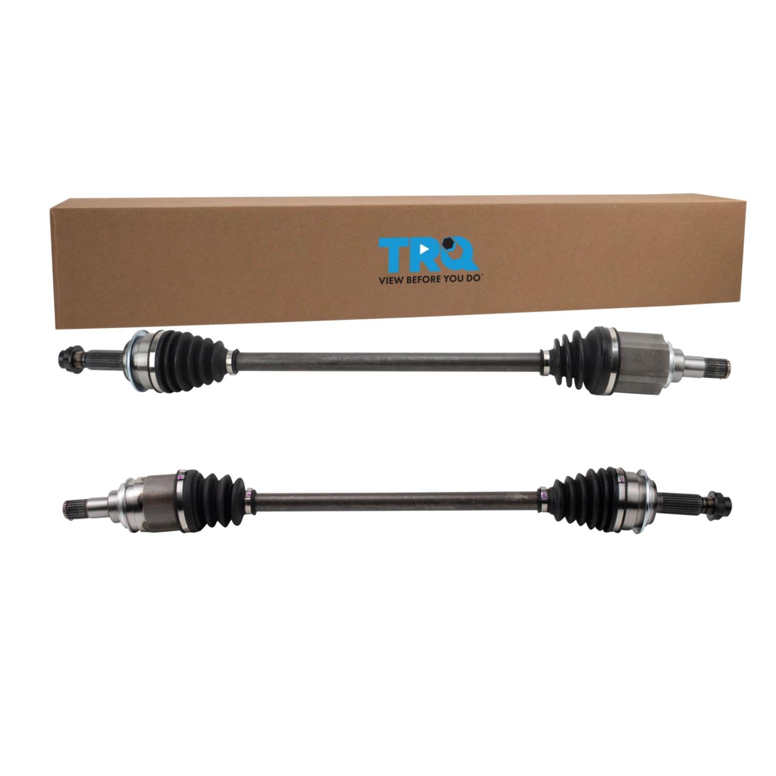TRQ Rear CV Axle Shaft Assembly Set Driver & Passenger Side Compatible with 2016-2020 Lexus RX350 2014-2020 Toyota Highlander