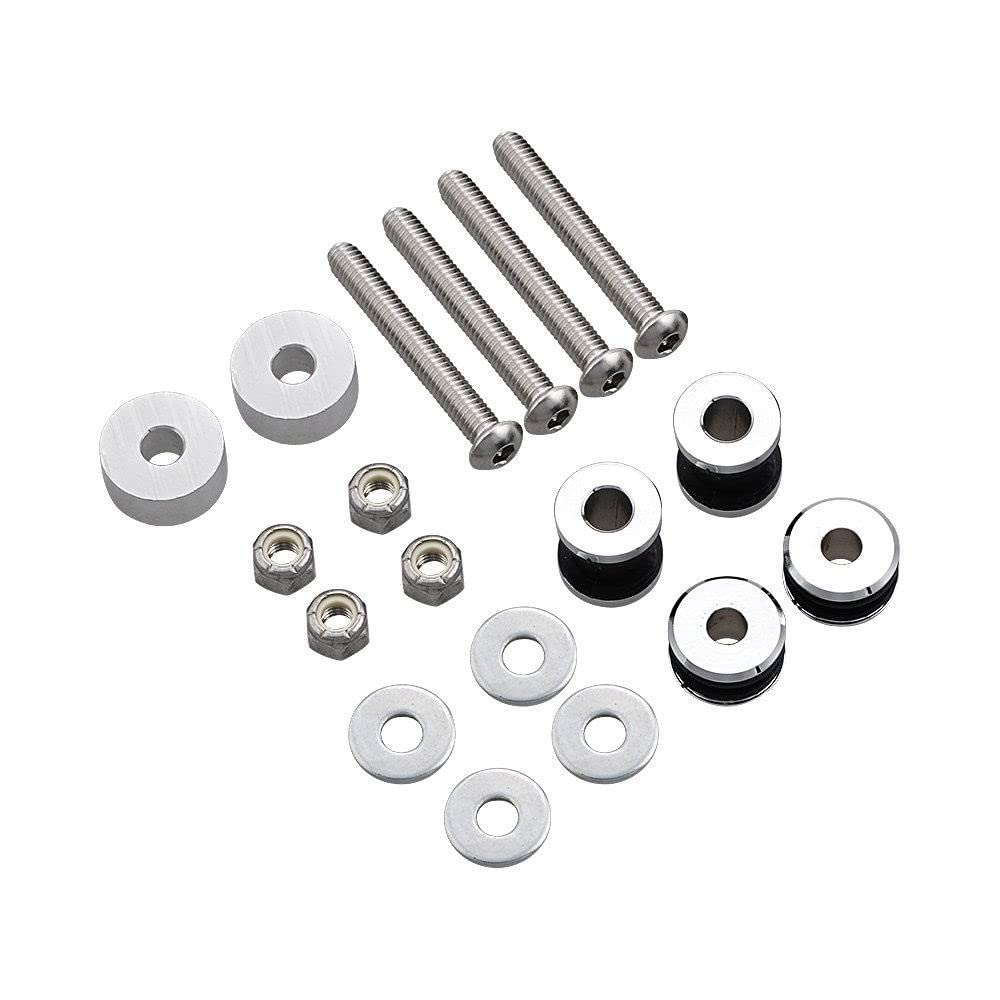 XYZMT Harley Docking Hardware Kit - Chrome Aluminum Fit for Softail Fatboy Heritage Low Rider 1984-2022