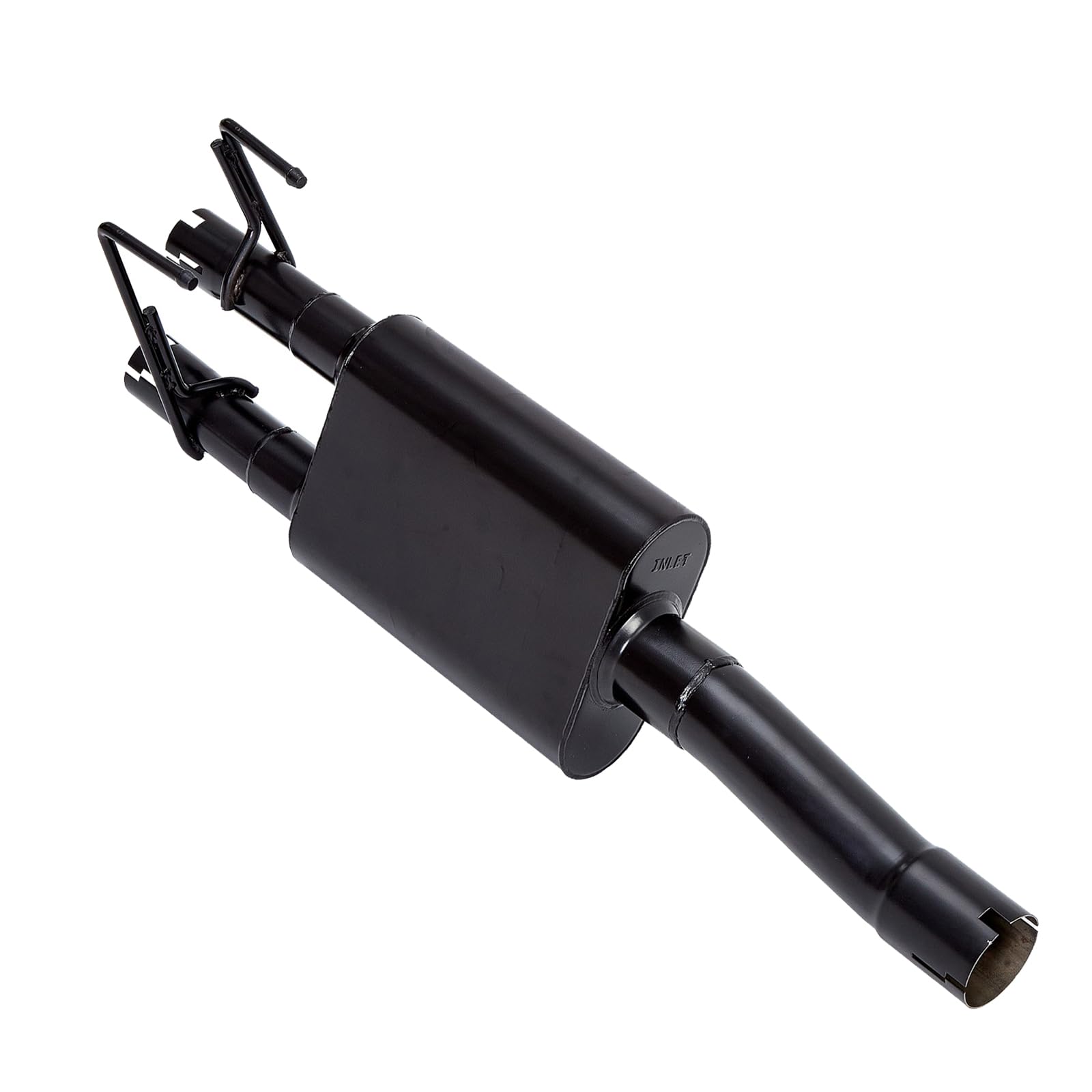 Direct-Fit Muffler 409S,Single Chamber Exhaust Muffler Kit Fits Exhaust 2009-2018 Dodge Ram 1500 Aggressive Series,Stainless Ste