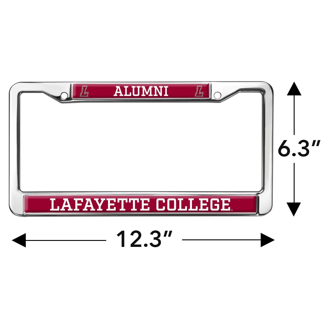 Lafayette College Alumni Full Size Standard License Plate Metal Frame
