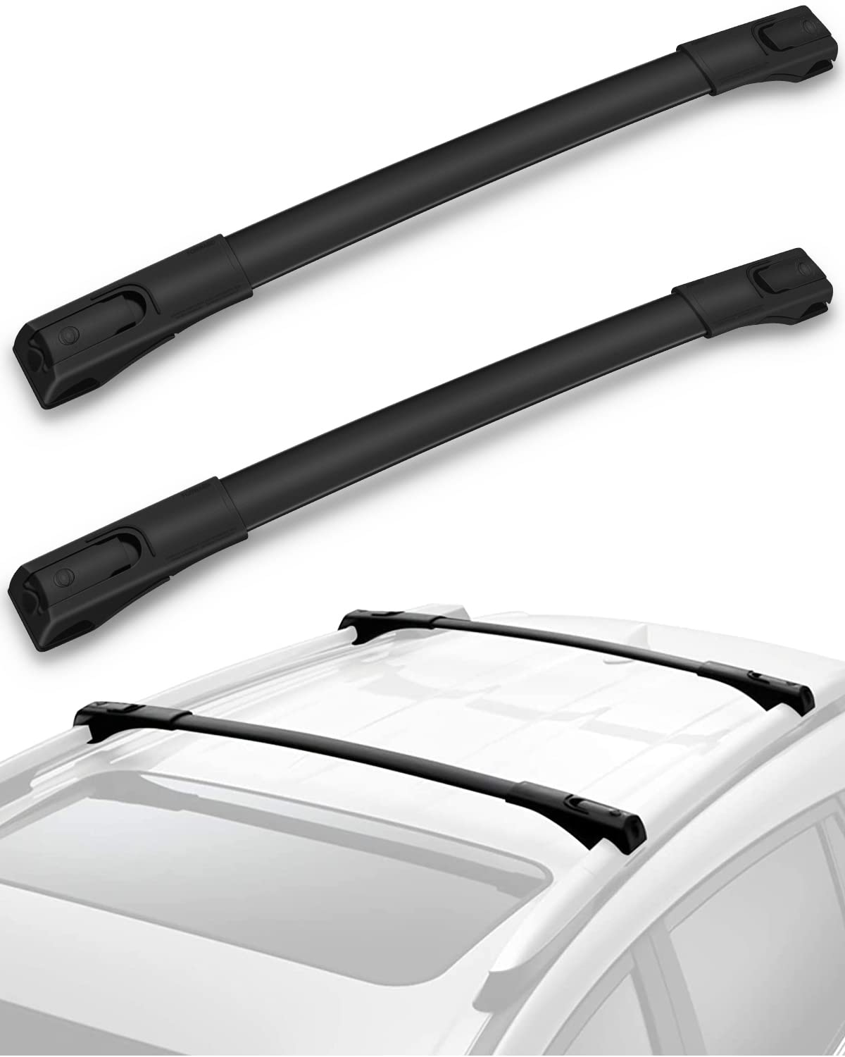 Scitoo Fit For 2013 2014 2015 2016 2017 2018 For Toyota Rav4 Sport Utility Aluminum Alloy Roof Top Cross Bar Set Roof Rack Rail