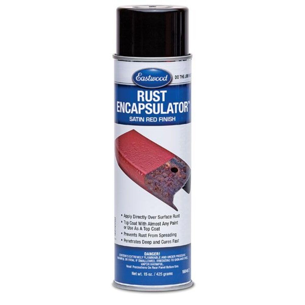 Eastwood Satin Red Rust Encapsulator 15 Oz Aerosol Prevents Rust Corrosion Epoxy Fortified Low Voc Formula