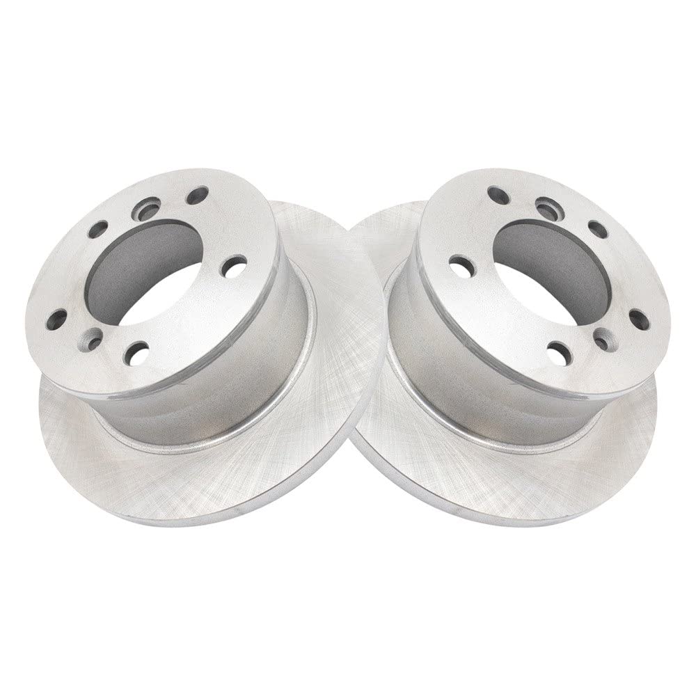 Trq Rear Brake Rotors Set Solid Compatible With 2003-2006 Dodge Sprinter 2500 2003-2005 Sprinter 3500 2002-2006 Freightliner 200