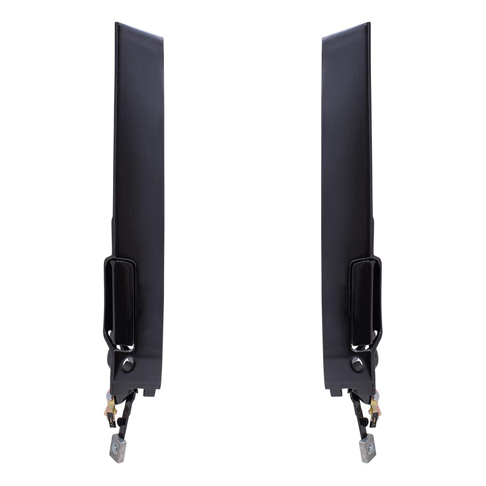 Autoandart Brock Replacement Driver And Passenger Outside Outer Gloss Door Handles Compatible With Cutlass Supreme 10296627 1029