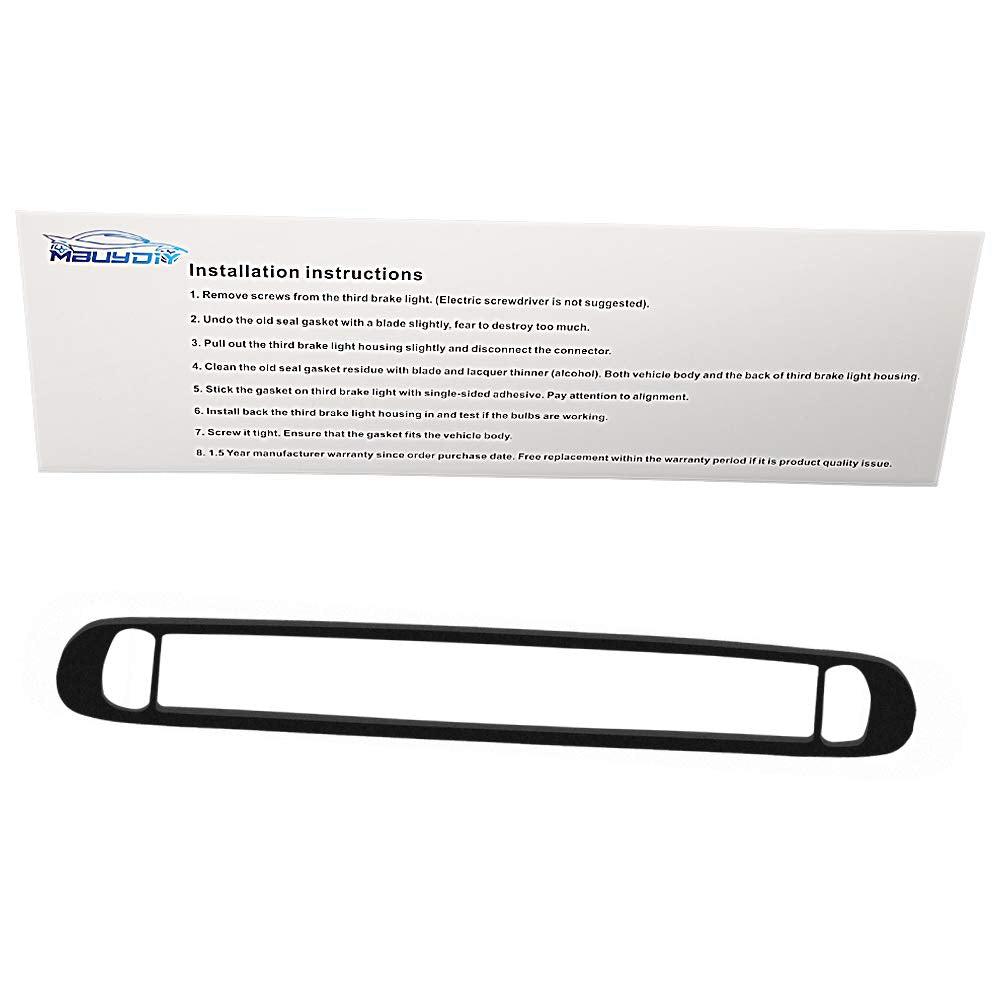 Mbuydiy 3Rd Third Brake Light Gasket Seal Compatible With 2007-2013 Chevy Silverado Gmc Sierra 1500 2500 High Mount Stop Lamp As