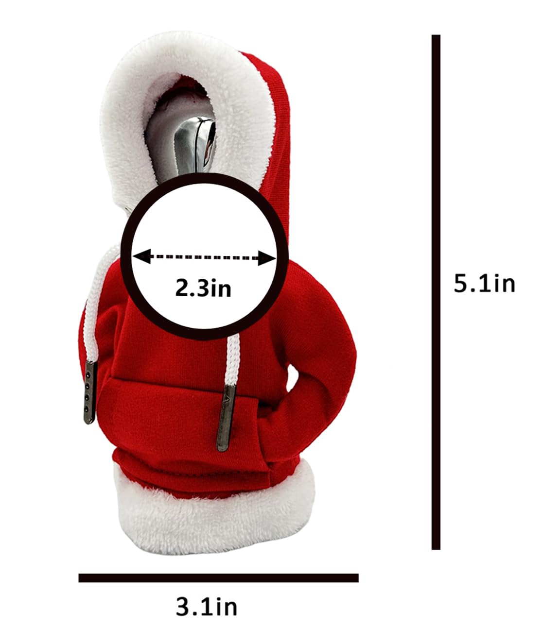 Yajeea Car Gear Shift Hoodie, Funny Shifter Hoodie, Sweatshirt Gear Shift Cover, Novelty Car Interior Accessories Gift