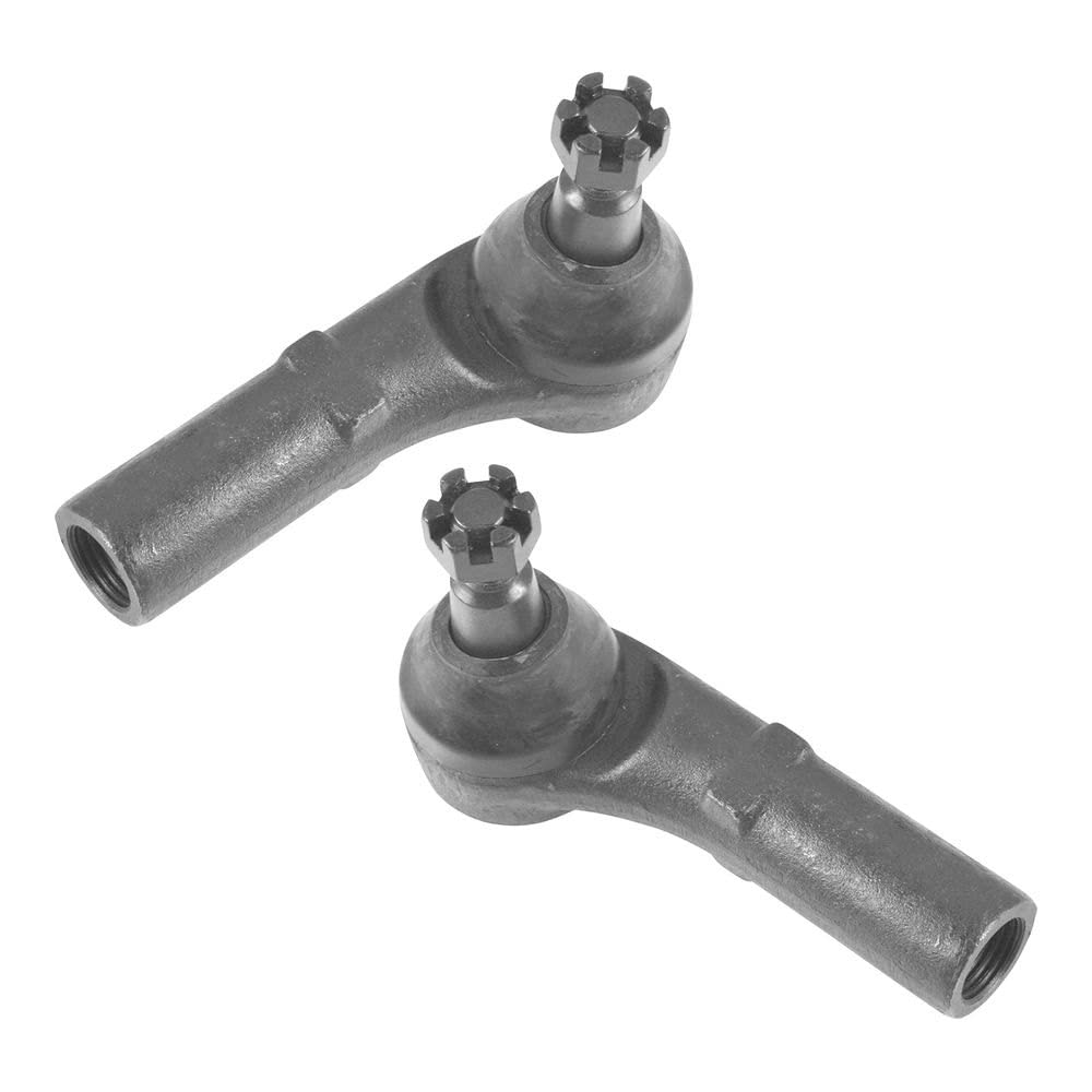 TRQ Front Outer Tie Rod Set Compatible with 1997-2000 Ford Contour 1999-2002 Mercury Cougar Mystique