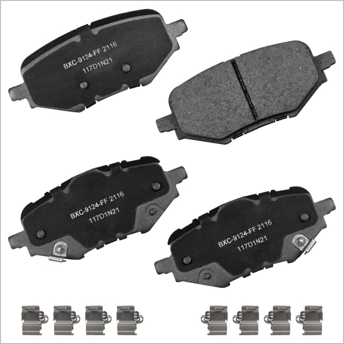 Bendix Premium Sbc2116 Ceramic Rear Brake Pads For Honda Clarity 2021-2017