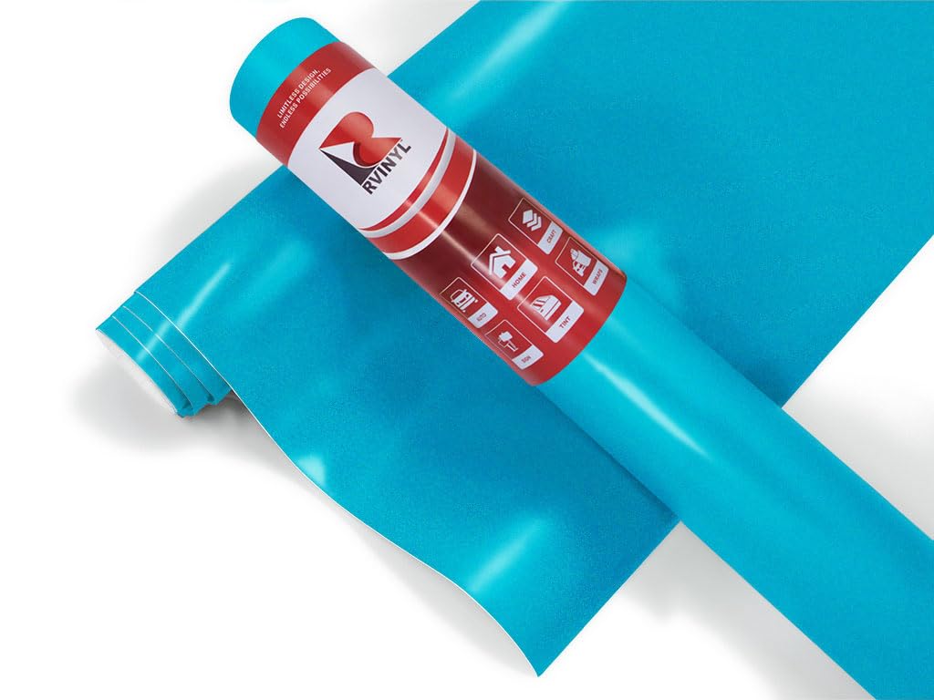 3M 2080 Series S327 Satin Ocean Shimmer - 5Ft X 2Ft - Dual Cast Car Wrap Vinyl Film And Controltac Air Release Adhesives - Bubbl