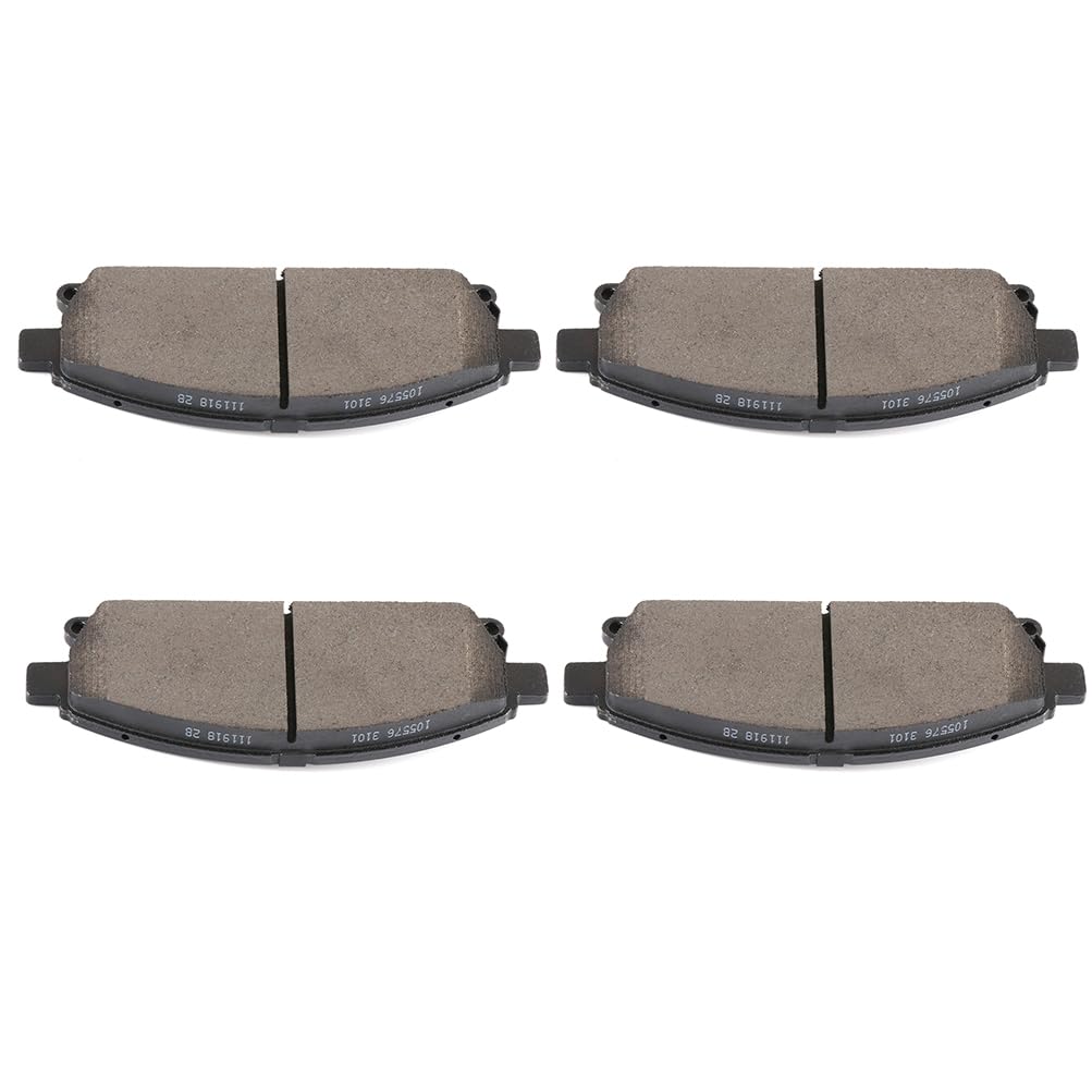 SCITOO Disc Brake Pads Kits D855-7566 Semi Metallic Front Brake Pads Set Fit For Acura For MDX 2003-2006,For INFINITI For Q45 19