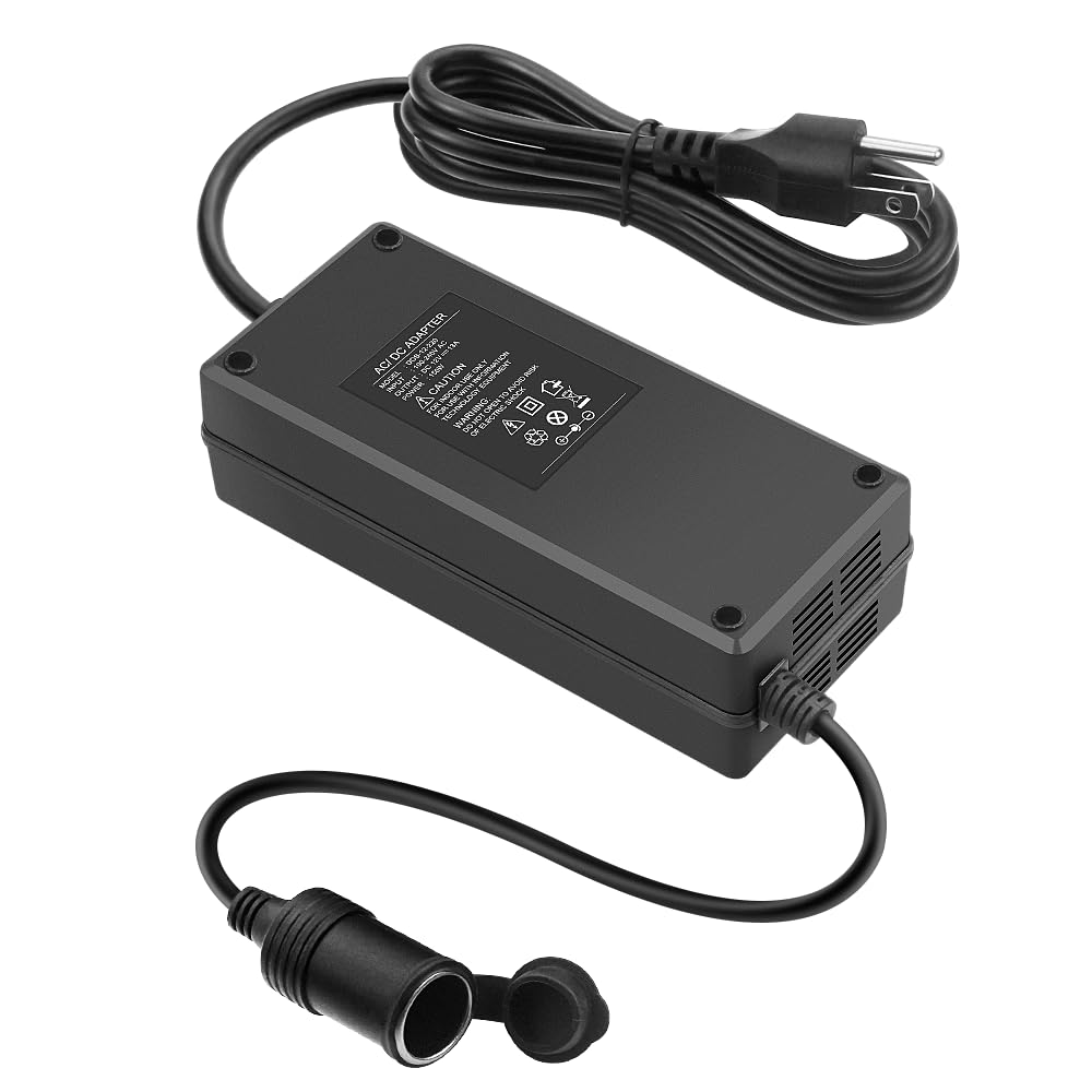 Alitove Ac To Dc Converter 13A 156W Max 120V 110V To 12V Converter Ac/Dc Adapter Power Supply With Car Cigarette Lighter Socket