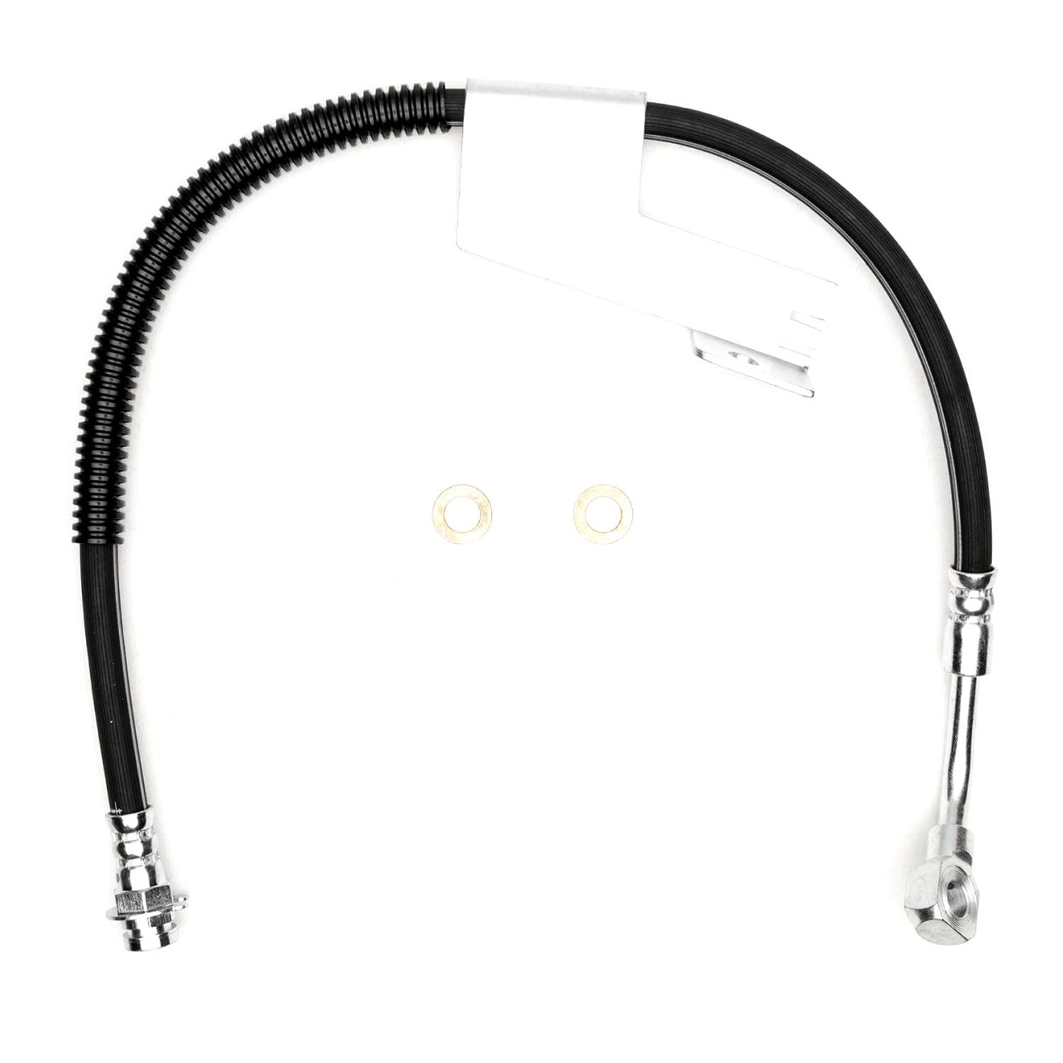 Dynamic Friction Company Front Left Brake Line Hose 350-47282 For 1996 Chevrolet G30, 1996 GMC G3500, 1996-2001 Chevrolet Expres