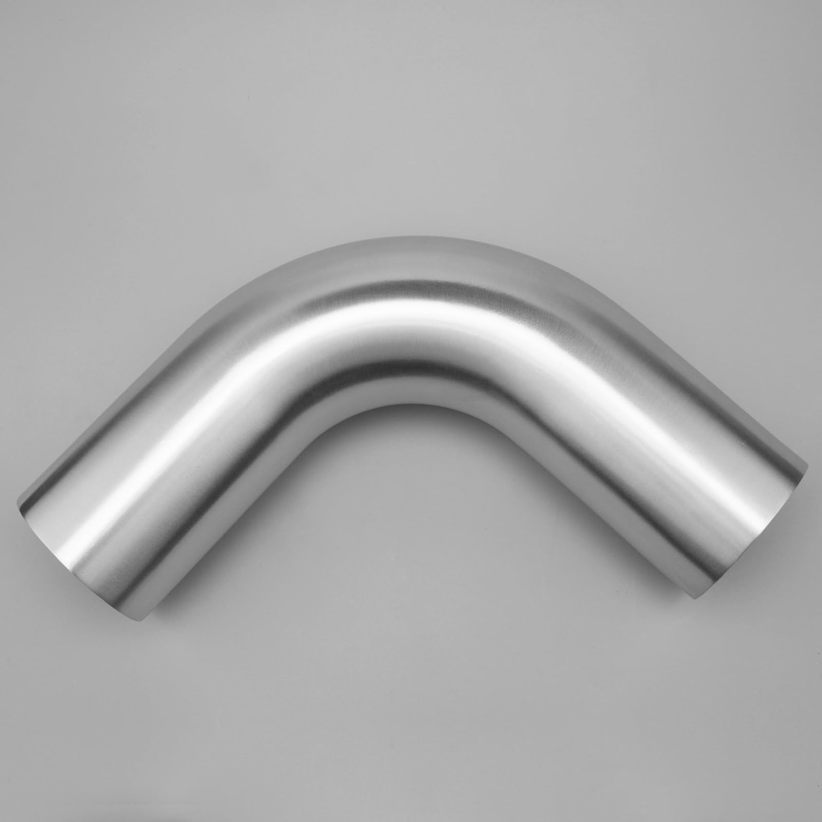 Ac Performance 3'' (76Mm) Od 90 Degree Aluminum Elbow Intercooler Pipe Air Intake Tube, 1.3D Radius, Brushed Finish