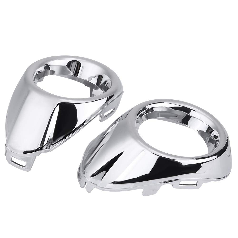 Aramox Fog Light Cover, 1Pair Front Bumper Fog Light Fog Lamp Bezel Cover Trim For Focus 2012-2014