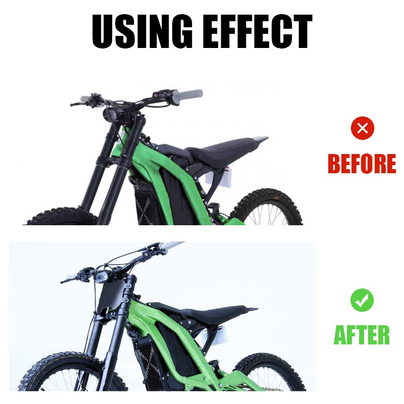 Urlwall Front Number Plate, Motorcycle Plate Replacement Parts For Sur Ron Light Bee X/S Sur Ron Ultra Bee Segway X160 X260, Pre