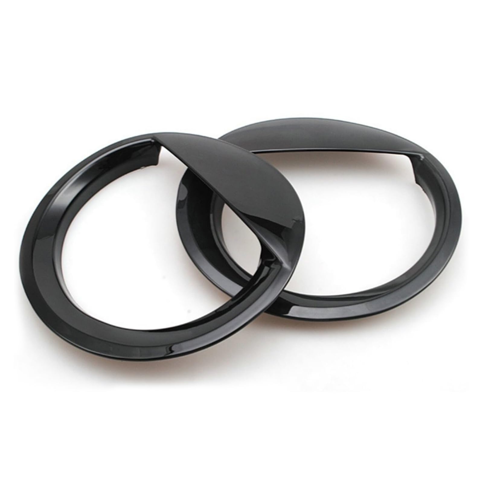 for Jeep Accessories Bezels Front Light Headlight Angry Bird Style Trim Cover ABS Compatible with Jeep Patriot 2011-2017 Model M