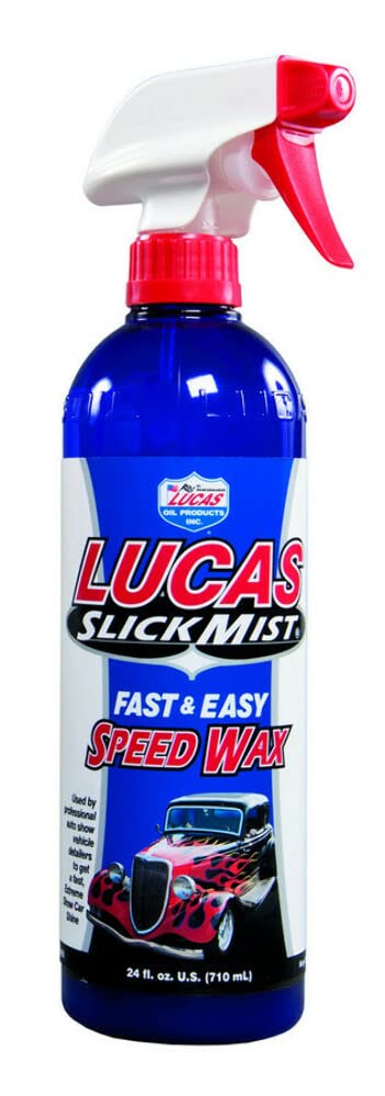 Lucas Oil Slick Mist Auto Fast And Easy Speed Wax 24 Oz. - Case Of: 6
